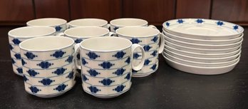 Rosenthal Studio Line #100 Tea Cups & Saucers Germany - 16 Pieces