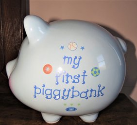 'my First Piggy Bank' Children's Ceramic Coin Bank