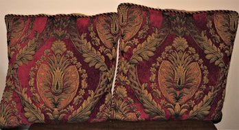 Croscill Home Fabric Throw Pillows - Set Of 2