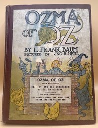 Ozma Of Oz Hardcover Book -   January 1, 1907 By L. Frank Baum (Author), John R. Neill (Illustrator)