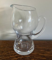 Mid Century Modern Crystal Pitcher