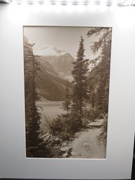 Yellowstone Black & White Print With Mat