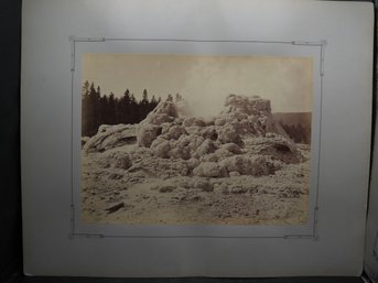 Crater Of The Castle Geyser Print - No Frame