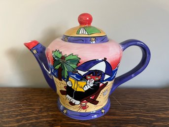 Candace Reiter Ceramic Catzilla Teapot