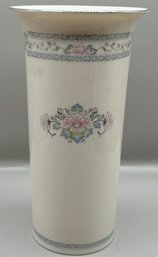 Lenox Charleston Ivory Porcelain Silver Rimmed Vase