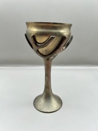 Rosenthal Silver Plated Tree Of Life Kiddush Cup