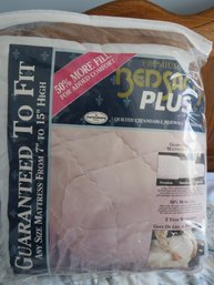 Twin Mattress Pad Premium Bed Sack Plus - New In Original Packaging