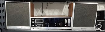 Panasonic AM/FM 8 Track Stereo Recorder Model SS-8205 And 2 Speakers