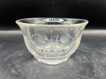 Crystal 2 Sectional Glass Bowl