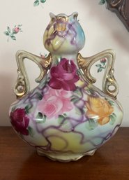 Porcelain Double Handle Vase