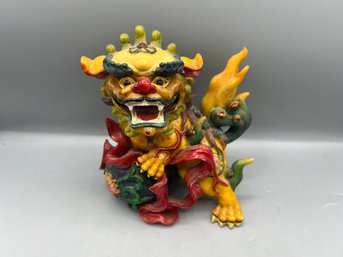 Resin Foo Dog Statue