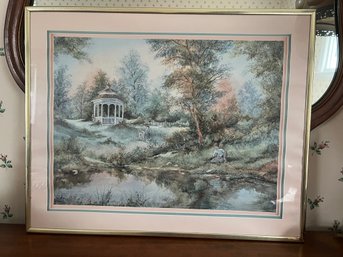 'the Cottage' Framed Print