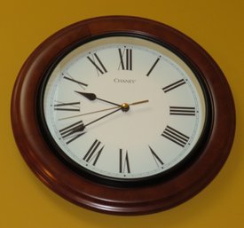 Chaney Battery Operated Wall Clock With Roman Numerals