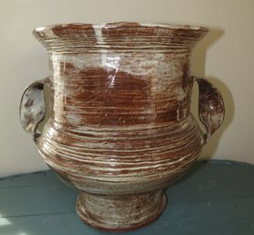 D Auer SA Handled Pottery Pot/vase