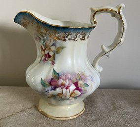 RS Suhl Prussia Floral Pitcher Jug