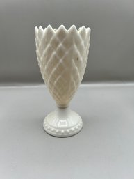 Belleek Ivry Embossed Thistle Chalice/vase
