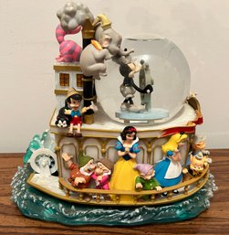 Disney Store Mickey 75th Anniversary Steamboat Ride Snowglobe