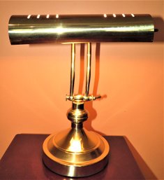 Brass Desk Lamp, Adjustable Neck