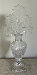 Vintage Imperial Glass Sunflower Perfume Bottle