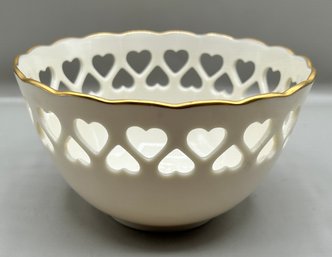 Lenox Porcelain Heart Collection Bowl