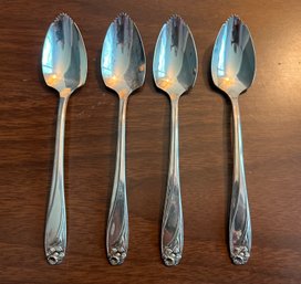 Rogers Bro Silver-plated Daffodil Spoons, 4 Pieces