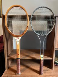 Wilson Tennis Racket & Slazenger Tennis Racket With Covers - 2 Piece Lot