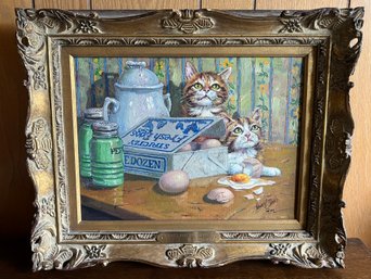 Lowell Davis Whats For Breakfast Framed Painting