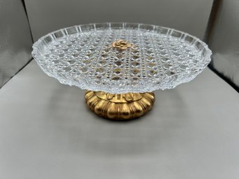 Pedestal Glass Cake Plate