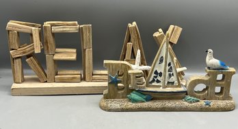 Beach Home Decor - 2 Pieces