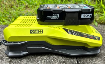 Ryobi One  30 Minute Charger And Rechargeable Battery