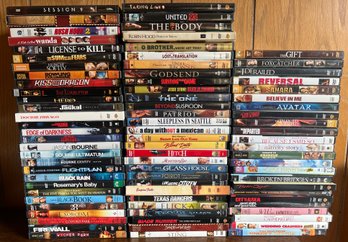 DVDs Assorted Lot Of 82 Pieces