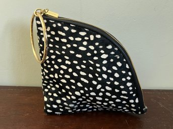 Thacker Black Spotted Wrist Bag