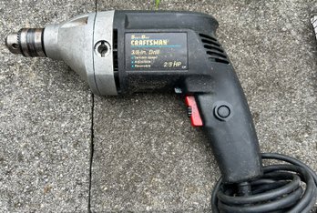 Craftsman  Corded 3/8' VSR Drill With Box