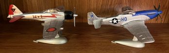 New Ray Sky Pilot Airplane & New Ray WWII Airplane Modles - 2 Pieces