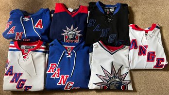 NHL New York Rangers Sports Jerseys - 7 Pieces