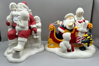 Dept 56 Snow Babies, 2 Piece Lot