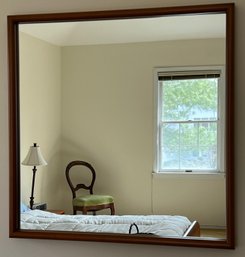 Modern Wood Framed Mirror