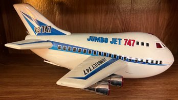 1988 Cheng Ching Toys CS-747 Jumbo Jet Toy Plane