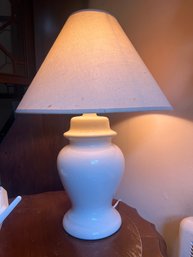 White Ceramic Table Lamp