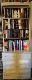 Solid Wood Book Shelf Cabinet