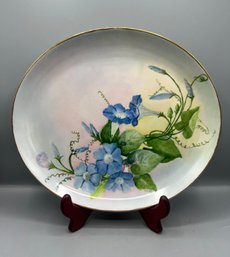 Miller & Breeding Hand Painted Oval Dish