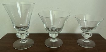 Swedish Crystal Glasses, 20 Pieces