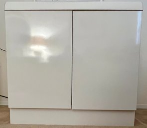 White Formica Cabinet