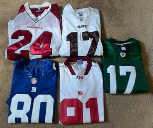 NFL Sports Jerseys - 5 Pieces