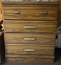 Wood 4 Drawer Chest