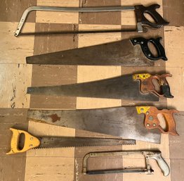 Assorted Hand Saws - 6 Pieces