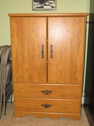 South Shore Furniture Storage Cabinet With 2 Doors & 2 Drawers