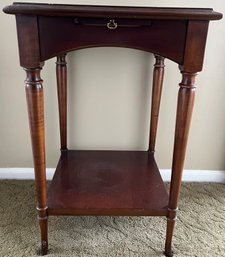 Entry Table With Pull Out Writing Ledge