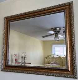 Wall Mirror With Bronze Tone Frame