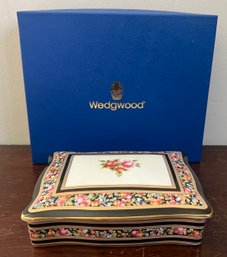 Wedgwood 1992 Orchard Bone China Porcelain Playing Card Box